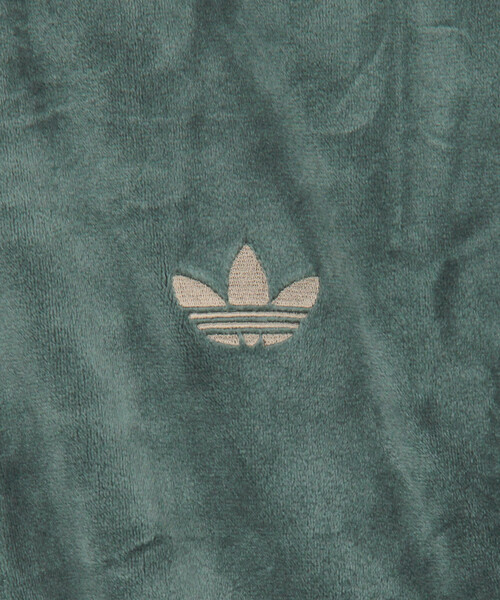 FREAK'S STORE（フリークスストア）の「adidas/アディダス FIRE BIRD TRACK TOP VELOUR/ファイヤーバード トラックトップ ベロア（ジャージ・レディース・チャコールグレー/ブラウン/グリーン・X-SMALL/SMALL）」の9枚目の写真