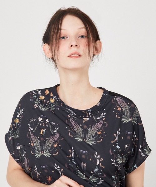 bedsidedrama(ベットサイドドラマ)の「Dance In The Garden One-piece(ワンピース・レディース・ナチュラル/ブラック・1)」の3枚目の写真