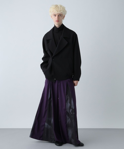 HARE（ハレ）の「【SET UP対応】SHINOBIタックワイドパンツ(HARE)（その他パンツ・メンズ・ブラック/パープル・SMALL/MEDIUM）」の12枚目の写真