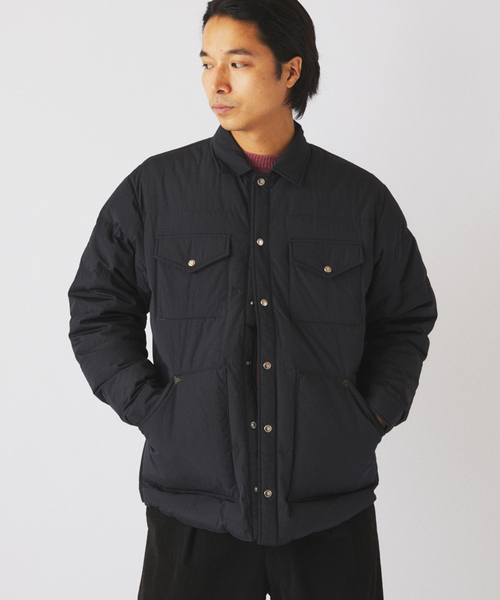 THE NORTH FACE（ザノースフェイス）の「THE NORTH FACE / ノースフェイス スタッフドシャツ ND92532（ダウンジャケット/コート・メンズ・ブラック/グリーン・MEDIUM/LARGE）」の8枚目の写真