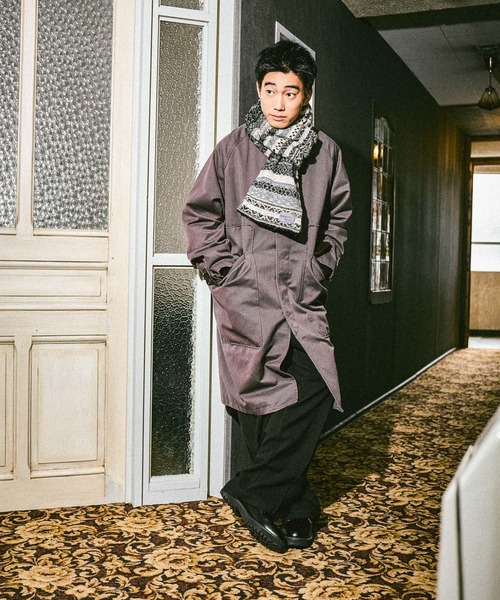 ビンテージ風ステンカラーコート（ステンカラーコート）｜niko and