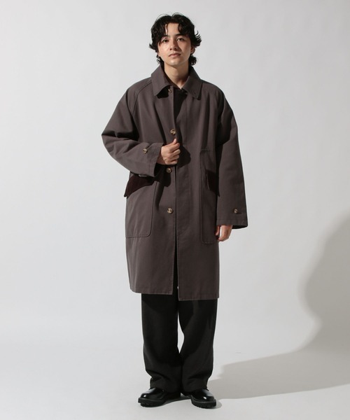 ビンテージ風ステンカラーコート（ステンカラーコート）｜niko and