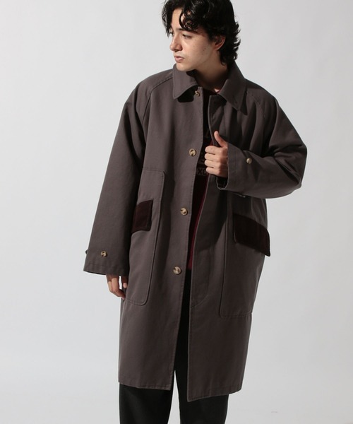 niko and（ニコアンド）の「ビンテージ風ステンカラーコート