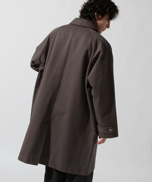niko and（ニコアンド）の「ビンテージ風ステンカラーコート
