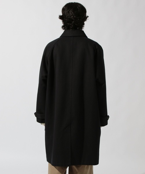 niko and...（ニコアンド）の「ビンテージ風ステンカラーコート（ステンカラーコート・メンズ・ネイビー/ブラウン・MEDIUM/LARGE）」の10枚目の写真