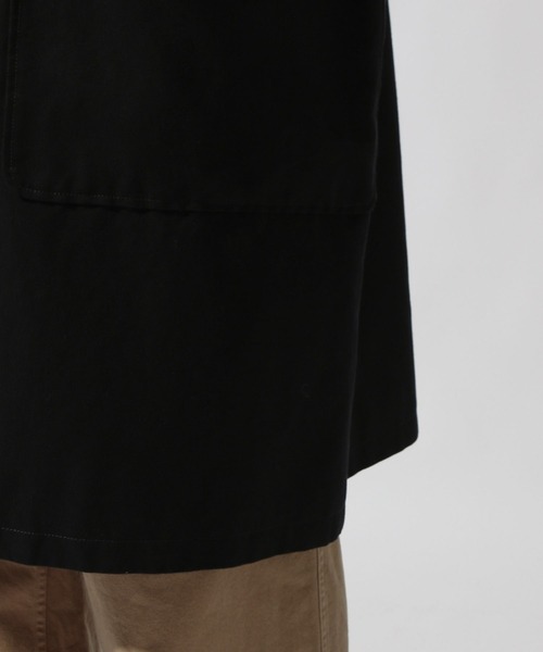 niko and...（ニコアンド）の「ビンテージ風ステンカラーコート（ステンカラーコート・メンズ・ネイビー/ブラウン・MEDIUM/LARGE）」の13枚目の写真