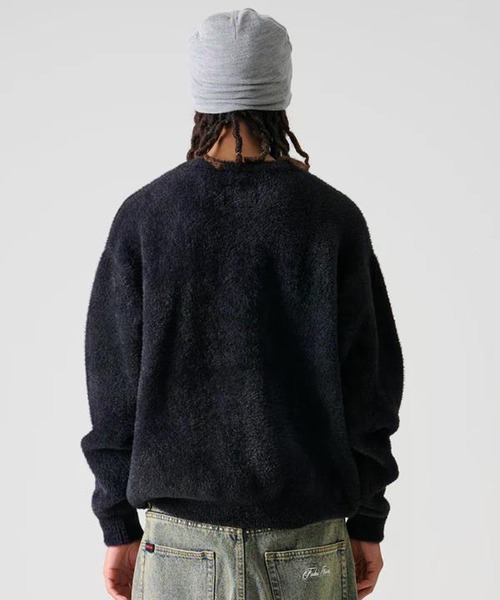 FUBU( フブ)の「FUBU-Shaggy Knit Crew(ニット/セーター・メンズ・ブラック/グレー・L/M)」の13枚目の写真