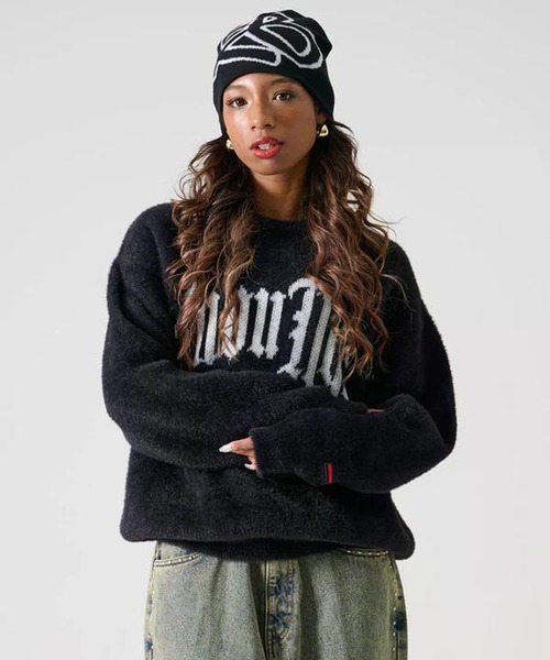 FUBU( フブ)の「FUBU-Shaggy Knit Crew(ニット/セーター・メンズ・ブラック/グレー・L/M)」の11枚目の写真