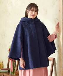 ポンチョコート」に該当するポンチョ（ブルー・ネイビー/青色系