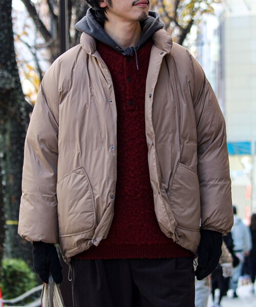 別注カラーあり】【GEVACO/ゲバコ】ノンステッチミドルダウン（ダウン