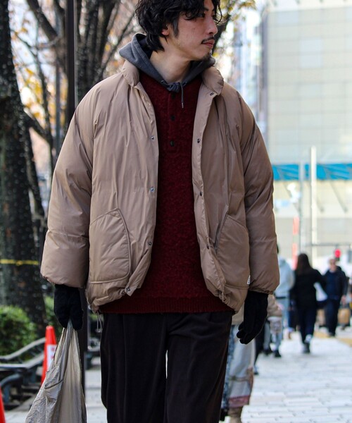 別注カラーあり】【GEVACO/ゲバコ】ノンステッチミドルダウン（ダウン