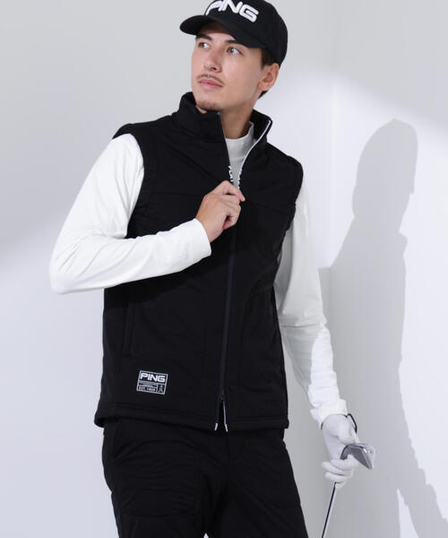 PING(ピン)の「【PING APPAREL】ピンソニックハイブリットベスト <GOLD> (MENS)(ベスト・メンズ・ブラック/グレー/ホワイト・S/M/LL/L/LL1)」の5枚目の写真