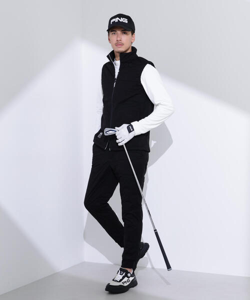 PING(ピン)の「【PING APPAREL】ピンソニックハイブリットベスト <GOLD> (MENS)(ベスト・メンズ・ブラック/グレー/ホワイト・S/M/LL/L/LL1)」の7枚目の写真