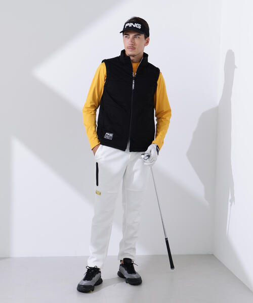 PING(ピン)の「【PING APPAREL】ピンソニックハイブリットベスト <GOLD> (MENS)(ベスト・メンズ・ブラック/グレー/ホワイト・S/M/LL/L/LL1)」の9枚目の写真
