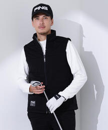 【PING APPAREL】ピンソニックハイブリットベスト <GOLD> (MENS)