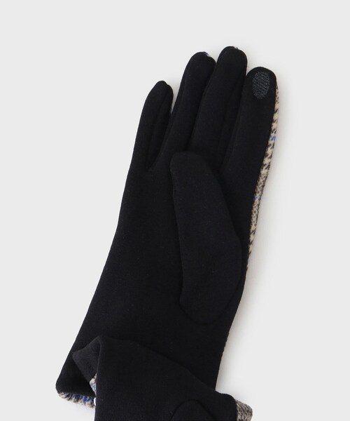 THE SHOP TK （ザ ショップ ティーケー ）の「チェックグローブ（手袋・レディース・ワイン系1/ダークパープル/ベージュ系1・00）」の5枚目の写真