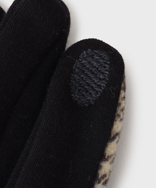 THE SHOP TK （ザ ショップ ティーケー ）の「チェックグローブ（手袋・レディース・ワイン系1/ダークパープル/ベージュ系1・00）」の6枚目の写真