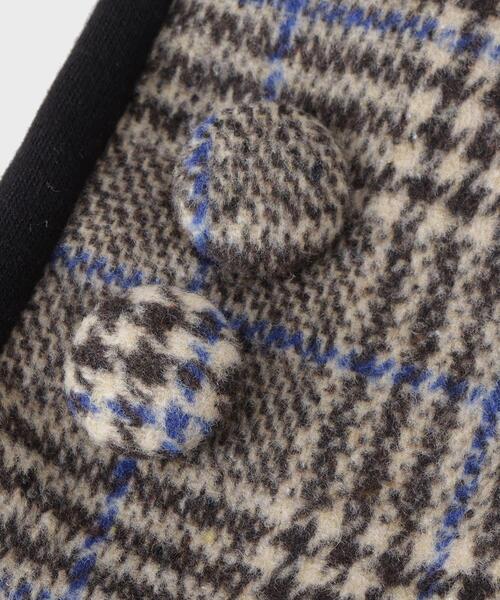 THE SHOP TK （ザ ショップ ティーケー ）の「チェックグローブ（手袋・レディース・ワイン系1/ダークパープル/ベージュ系1・00）」の7枚目の写真