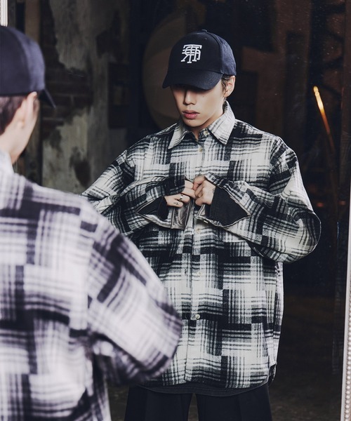 RULE THE FATE(ルールザフェイト)の「RTF CHECK SHIRT/チェックシャツ(シャツ/ブラウス・メンズ・ブラック/ベージュ・2/1/0)」の1枚目の写真