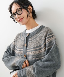 fort point | 【C-FORTPOINT/フォートポイント】求心柄カーディガン(カーディガン/ボレロ)