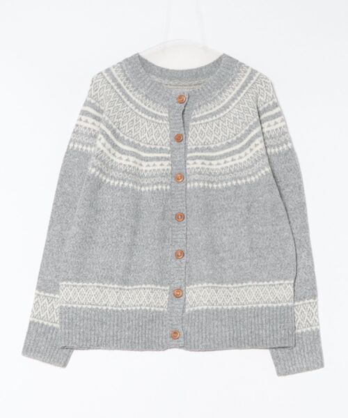fort point（フォーポイント）の「【C-FORTPOINT/フォートポイント】求心柄カーディガン（カーディガン/ボレロ・レディース・ライトベージュ/杢グレー/チャコールグレー・ONE SIZE）」の18枚目の写真