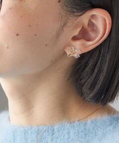 hanairoaiki ぐるぐるりぼん ピアス hanairoaiki ぐるぐるりぼん ピアス