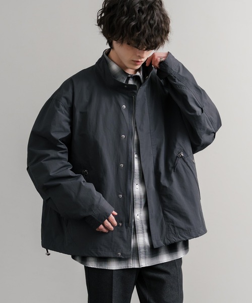 Audience（オーディエンス）の「Audience オーディエンス 綿ナイロン高密度ポプリン脱着フード付きM-65ショートモッズコート AUD7351（モッズコート・メンズ・スミクロ/ブラック/オリーブ/カーキ・M/L）」の15枚目の写真