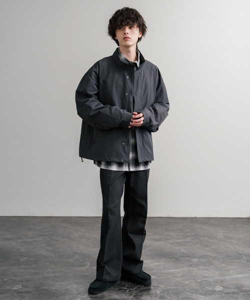 セール】Audience オーディエンス 綿ナイロン高密度ポプリン脱着フード