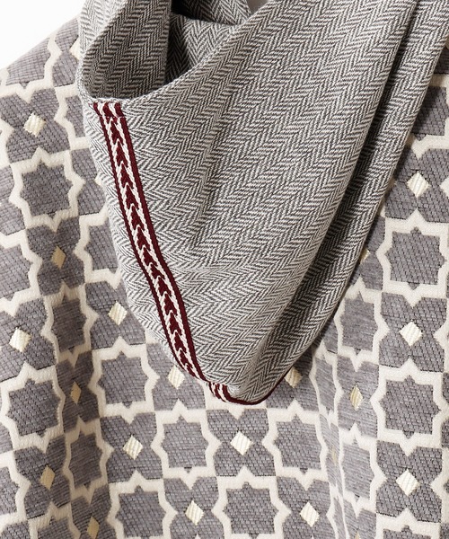 チャイハネ（チャイハネ）の「【チャイハネ】ミナティフードトップス（その他トップス・レディース・グレー/ブラウン/パープル・FREE）」の6枚目の写真