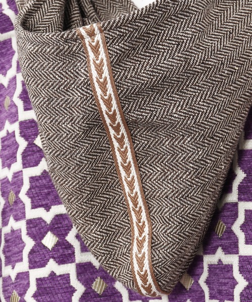 チャイハネ（チャイハネ）の「【チャイハネ】ミナティフードトップス（その他トップス・レディース・グレー/ブラウン/パープル・FREE）」の8枚目の写真