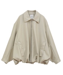 CLANE(クラネ)の【CLANE/クラネ】FAKE LEATHER BALLOON JACKET/フェイクレザーバルーンジャケット/レザーブルゾン(ブルゾン)