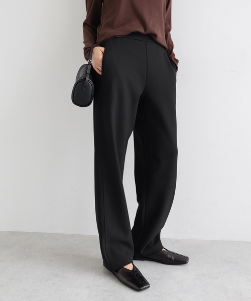 evernavy(エバーネイビー)の「裏起毛ポンチカーブパンツ(その他パンツ・レディース・ブラック/アイボリー/ブラウン・S/M/L/XL)」の14枚目の写真