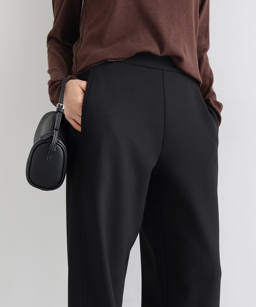 evernavy(エバーネイビー)の「裏起毛ポンチカーブパンツ(その他パンツ・レディース・ブラック/アイボリー/ブラウン・S/M/L/XL)」の15枚目の写真