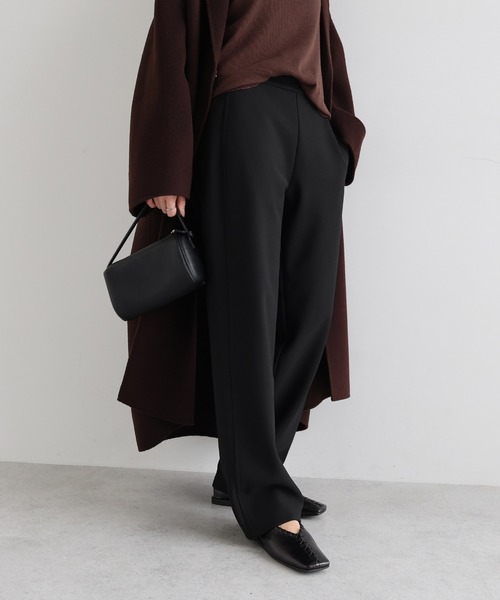 evernavy(エバーネイビー)の「裏起毛ポンチカーブパンツ(その他パンツ・レディース・ブラック/アイボリー/ブラウン・S/M/L/XL)」の13枚目の写真