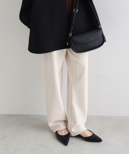 evernavy(エバーネイビー)の「裏起毛ポンチカーブパンツ(その他パンツ・レディース・ブラック/アイボリー/ブラウン・S/M/L/XL)」の10枚目の写真