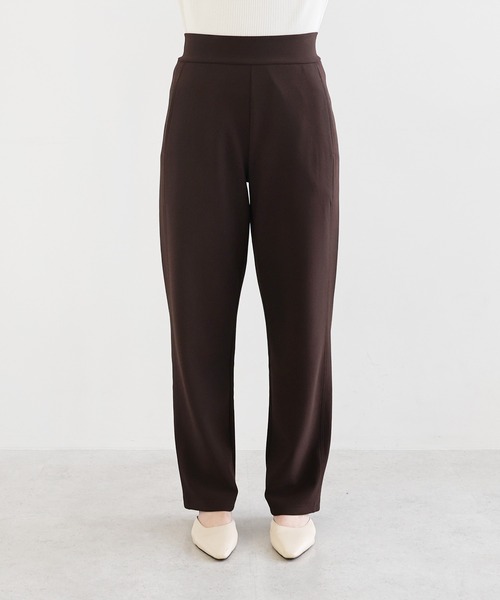 evernavy(エバーネイビー)の「裏起毛ポンチカーブパンツ(その他パンツ・レディース・ブラック/アイボリー/ブラウン・S/M/L/XL)」の21枚目の写真