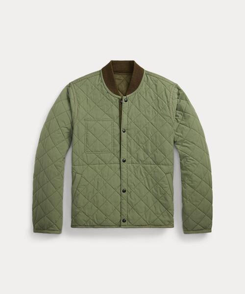 RRL(ダブル アール エル)の「リバーシブル キルテッド ライナー ジャケット(ブルゾン・メンズ・グリーン・L/M/S/XL/XS/XXL)」の9枚目の写真