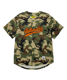 WKNDRS（ウィーキャンドース）の「BASEBALL SCRIPT JERSEY (CAMO)（Tシャツ/カットソー・メンズ）」