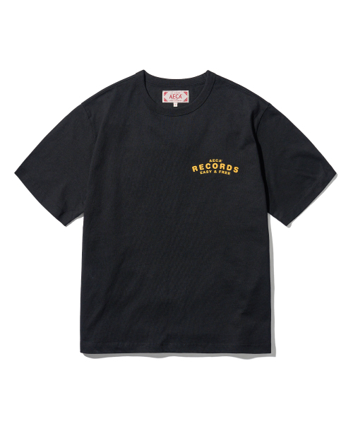 AECA(エイカ)の「AECA RECORD SHOP HALF SLEEVE TEE-BLACK(Tシャツ/カットソー・レディース・その他・SMALL/MEDIUM/LARGE/X-LARGE)」の5枚目の写真