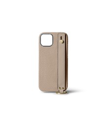 BONAVENTURA（ボナベンチュラ）の「(iPhone 15) ハンドル付き バックカバーケース シュリンクレザー (ゴールド)（スマホケース/カバー）」