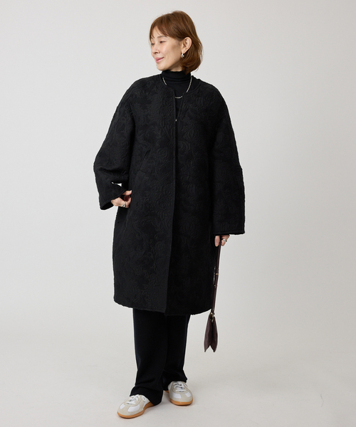 セール】manipuri マニプリ ジャガード スナップダーツコート