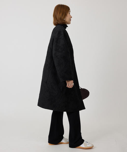 セール】manipuri マニプリ ジャガード スナップダーツコート