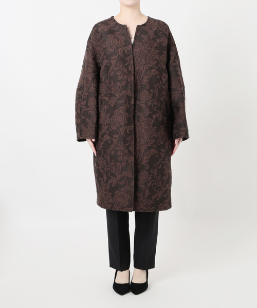 セール】manipuri マニプリ ジャガード スナップダーツコート