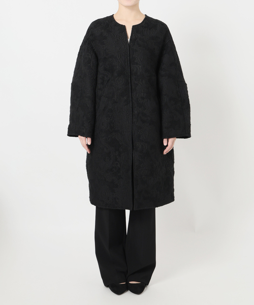 セール】manipuri マニプリ ジャガード スナップダーツコート