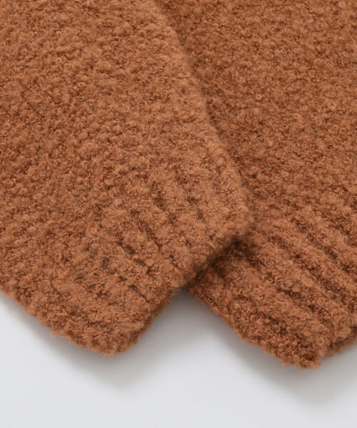 FRIZMWORKS(フリズムワークス)の「ALPACA BOUCLE KNIT _ ORANGE(ニット/セーター・メンズ・その他・SMALL/MEDIUM)」の4枚目の写真