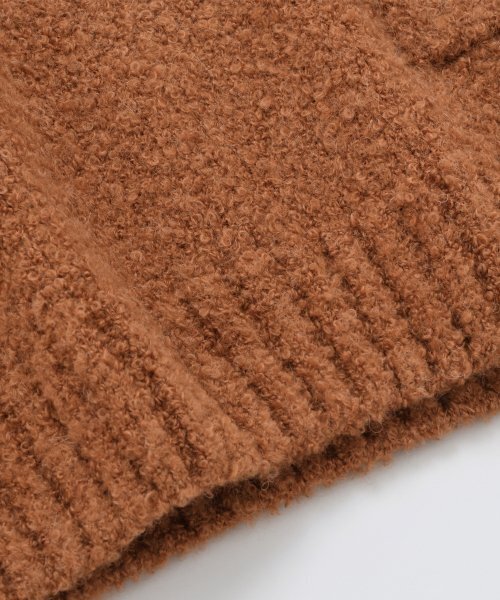 FRIZMWORKS(フリズムワークス)の「ALPACA BOUCLE KNIT _ ORANGE(ニット/セーター・メンズ・その他・SMALL/MEDIUM)」の6枚目の写真