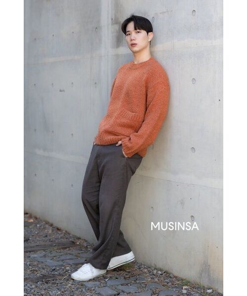 FRIZMWORKS(フリズムワークス)の「ALPACA BOUCLE KNIT _ ORANGE(ニット/セーター・メンズ・その他・SMALL/MEDIUM)」の9枚目の写真