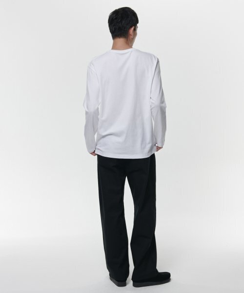 MUSINSA STANDARD（ムシンサスタンダード）の「ツーピンタックワイドチノパンツ[ブラック]（その他パンツ・メンズ・その他・33/26/27/28/29/38/36/34/32/30/31/40）」の4枚目の写真