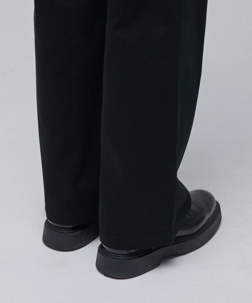 MUSINSA STANDARD（ムシンサスタンダード）の「ツーピンタックワイドチノパンツ[ブラック]（その他パンツ・メンズ・その他・33/26/27/28/29/38/36/34/32/30/31/40）」の12枚目の写真