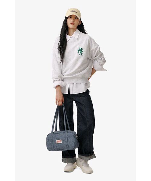 MUSINSA STANDARD WOMAN（ムシンサスタンダードウーマン）の「ウィメンズパネルワイドデニムパンツ [ディープインディゴ]（デニムパンツ・レディース・その他・30/24/25/26/27/28/29）」の15枚目の写真